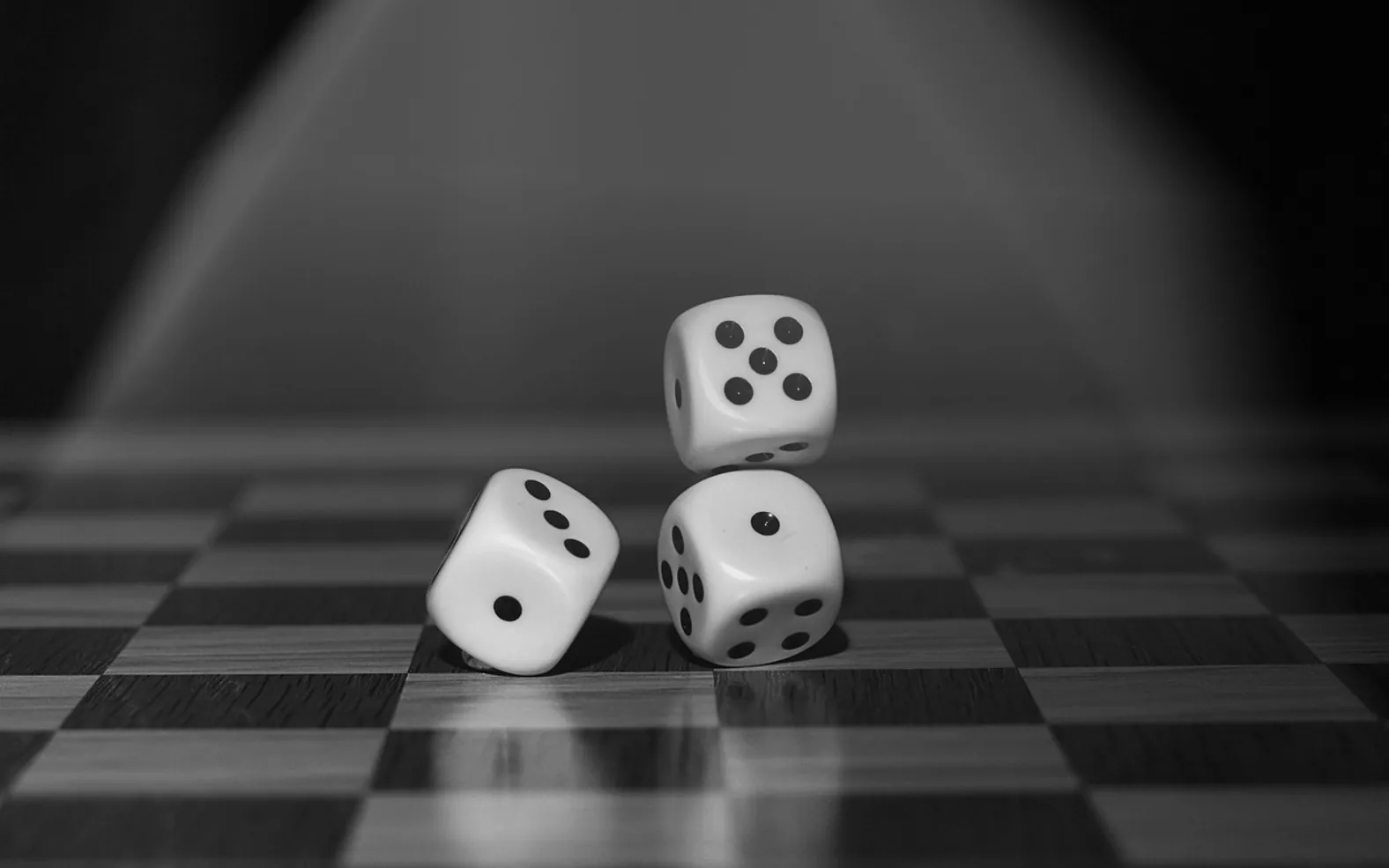 Dice, game and monochrome