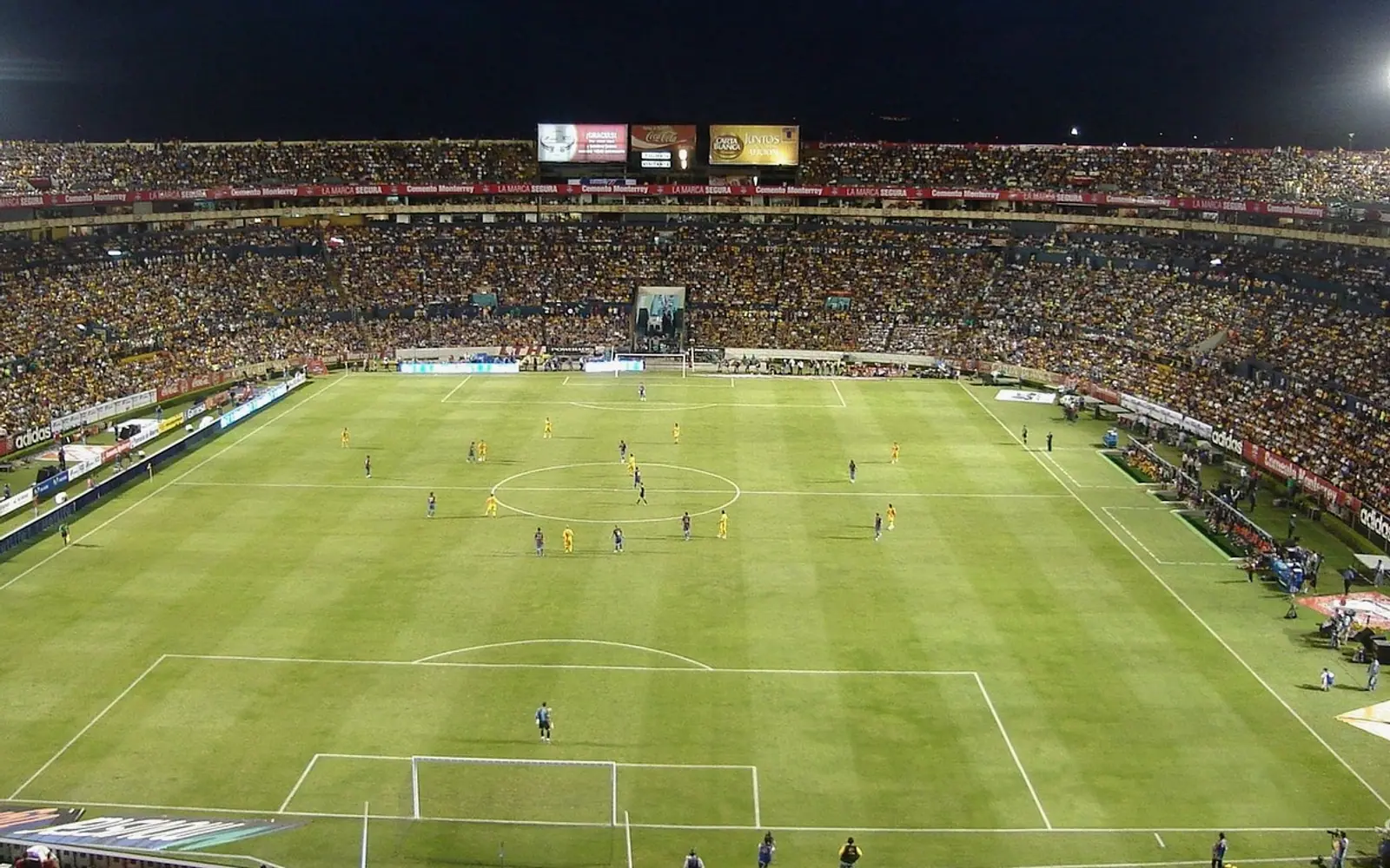 Soccer, football and field